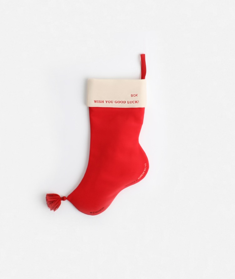 버선 (레드) Korean Tranditionl Socks (Red)
